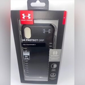 Under Armour - Protect Grip Case for iPhone X - Black/Graphite